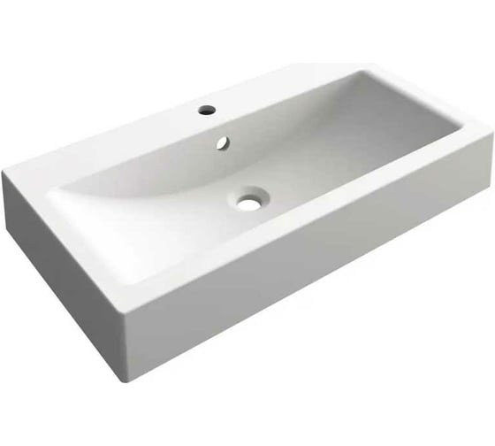 Изображение товара Раковина для ванной Paola Daria полувстраиваемая, прямоугольная 800