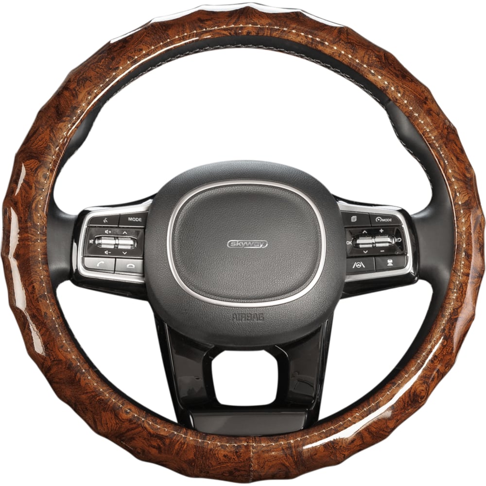 Изображение товара Оплетка SKYWAY Style-1 M коричневая ПВХ для устройств 37-39 см