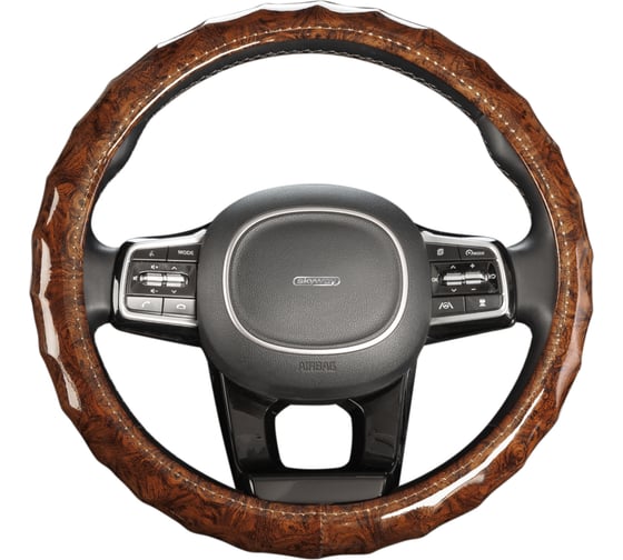 Изображение товара Оплетка SKYWAY Style-1 M коричневая ПВХ S01110003