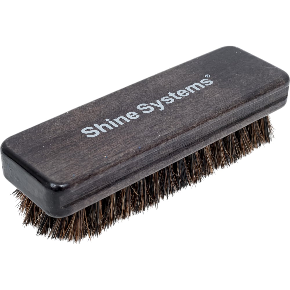 Щетка для чистки кожи с натуральной щетиной Shine systems Leather Brush SS783