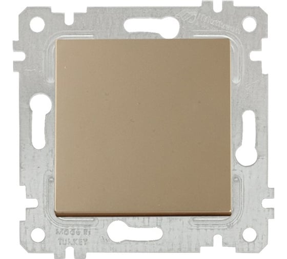 Изображение товара Одноклавишный выключатель Mutlusan Electric, золотой 2200 401 0280