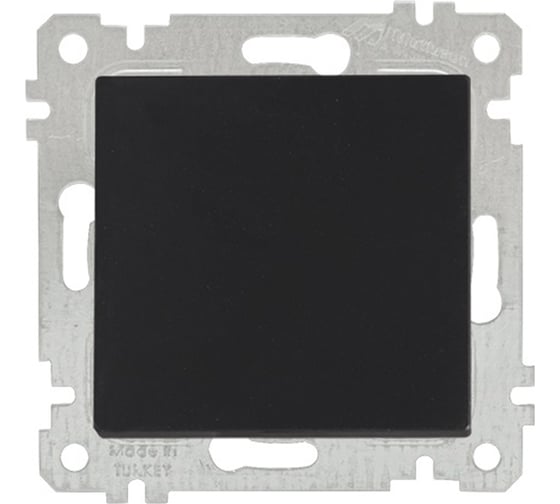 Изображение товара Одноклавишный выключатель Mutlusan Electric, черный 2200 401 0284