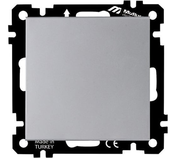 Изображение товара Одноклавишный выключатель Mutlusan Electric, серебро 2270 401 0292
