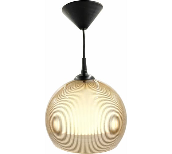 Изображение товара Светильник SVET НСБ 11-60-258 УХЛ4, серия SPHERA призма золотистая, черный шнур XX0137-00030