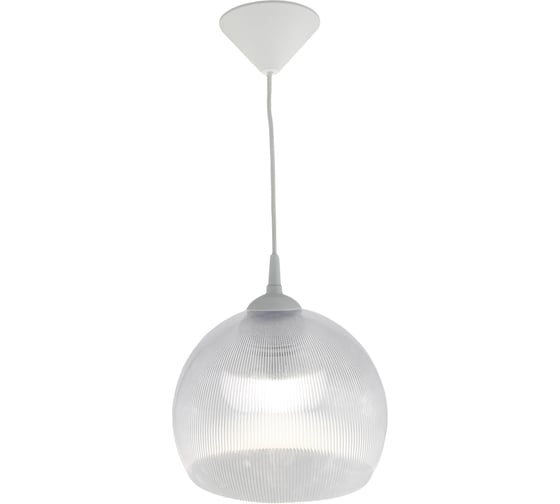 Изображение товара Светильник SVET НСБ 12-60-257 УХЛ4, серия SPHERA двойной, призма прозрачная, белый шнур XX0137-10020