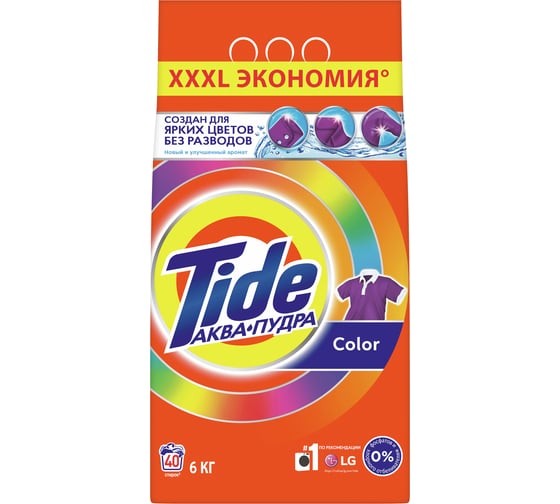 Изображение товара Порошок-автомат TIDE Color 6 кг 0001230245