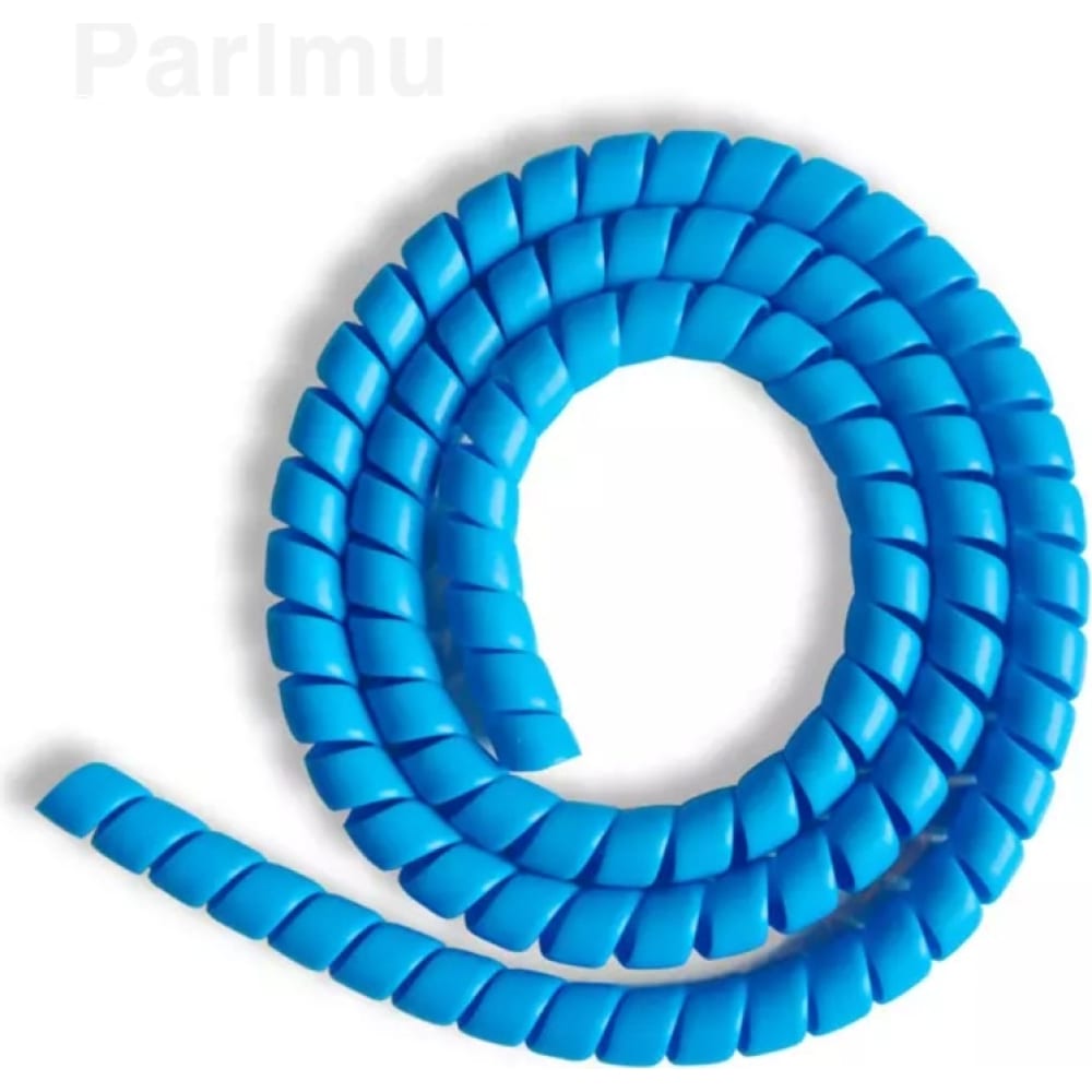 Купить Спиральная пластиковая защита PARLMU, SG-20-F14-k2, голубой, полипропилен