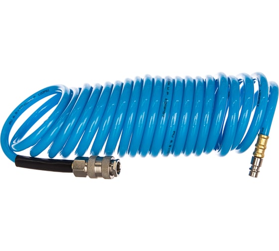 Изображение товара Шланг спиральный с фитингами рапид (5 м; 6x10 мм) FUBAG 170300