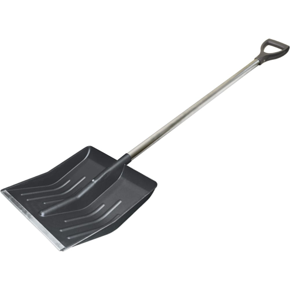 Лопата для снега Россия лопата для уборки снега сибртех 61618 пластиковая синяя 420х425 мм без черенка