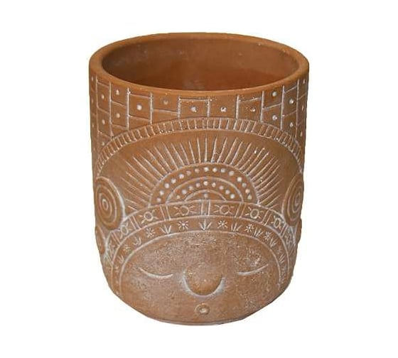 Изображение товара Кашпо Scheurich Hochtopf Inkalina керамика, диам. 165 мм, высота 195 мм, терракотовый 068281