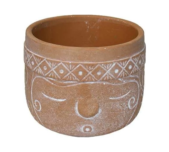 Изображение товара Кашпо Scheurich Kübel Inkalina керамика, диам. 165 мм, высота 135 мм, терракотовый 068280