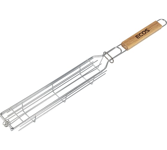 Изображение товара Решетка для барбекю Ecos 9710D хромированная, 49x4х3.5 см 999710