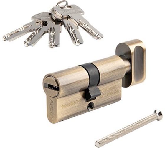 Изображение товара Цилиндровый механизм APECS SM-60-C-AB 32103