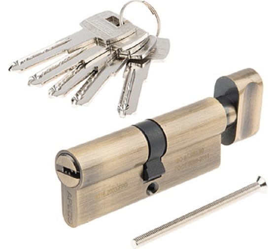 Изображение товара Цилиндровый механизм APECS SM-80-C-AB 32121