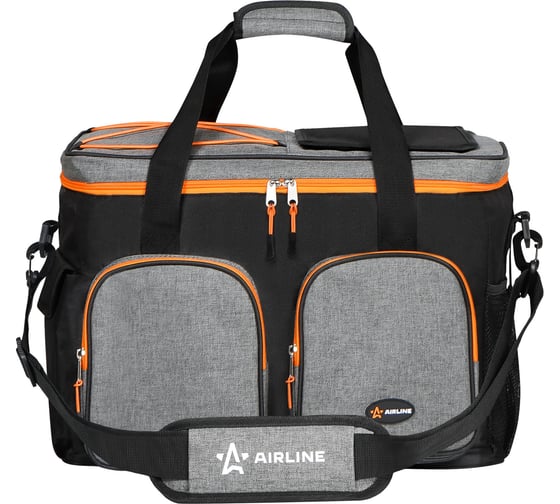 Изображение товара Сумка-холодильник Airline PRO 36 л, 44х33х25 см, черный/серый ADCB004