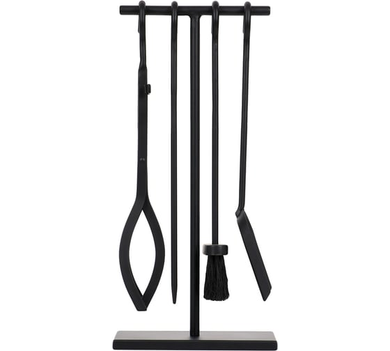 Изображение товара Набор для камина на подставке 4 предмета, 50x22x15 см Печные штучки 62037