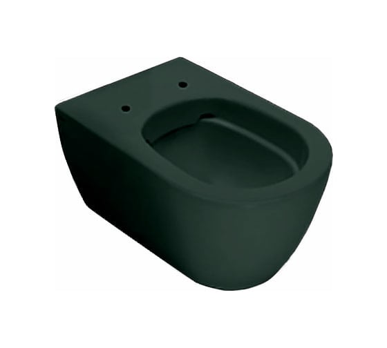 Изображение товара Подвесной унитаз Hatria FUSION безободковый, без сиденья, цвет 06 - lavagna A0Y1CC06