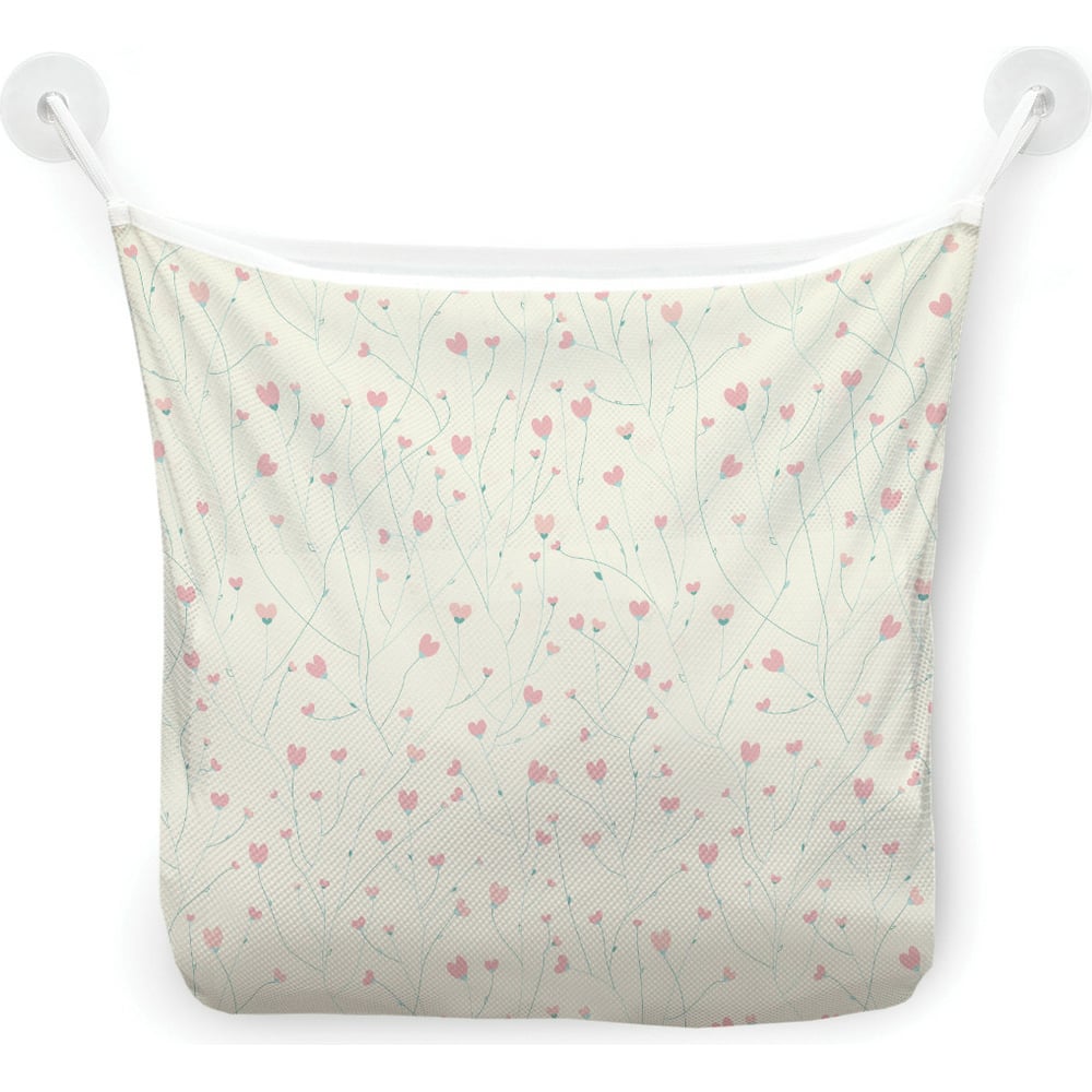 Изображение товара Сетка для игрушек в ванну JOYARTY Цветущая любовь настенный органайзер на присосках 39x33 см