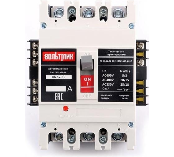 Изображение товара Автоматический выключатель ВТМ (S) ВА 51-35М2 342310 125А 1250 ВТМ00041598