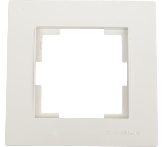 Изображение товара Одинарная рамка для розетки Mutlusan Electric, белая 2220 800 1101