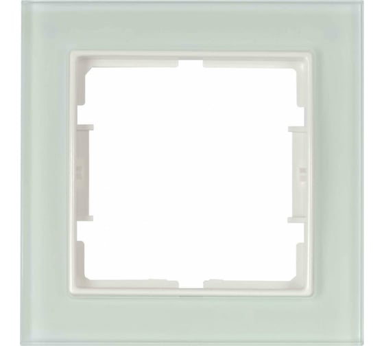 Изображение товара Одинарная рамка из стекла Mutlusan Electric, бирюзовая 2170 811 1101