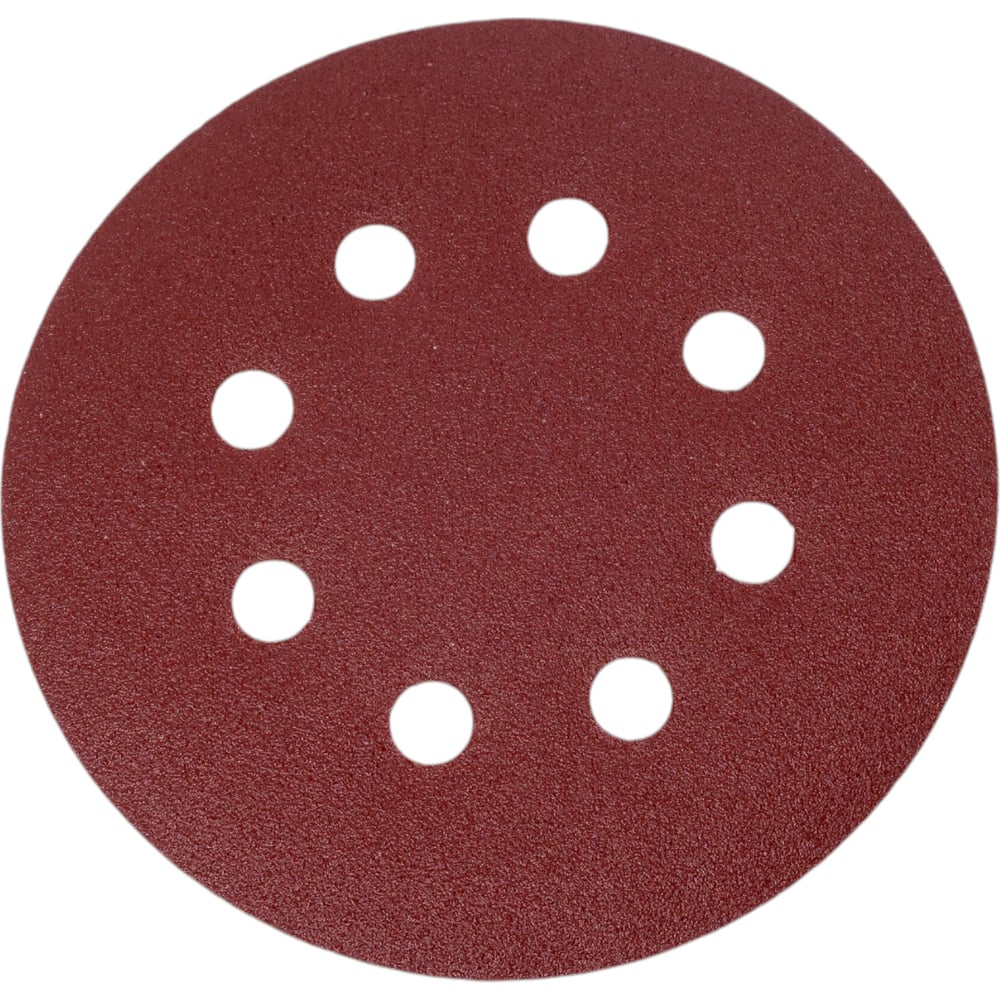 Изображение товара Шлифлист круглый перфорированный 125 мм Р120 ВОЛАТ 80010-120, 10 шт