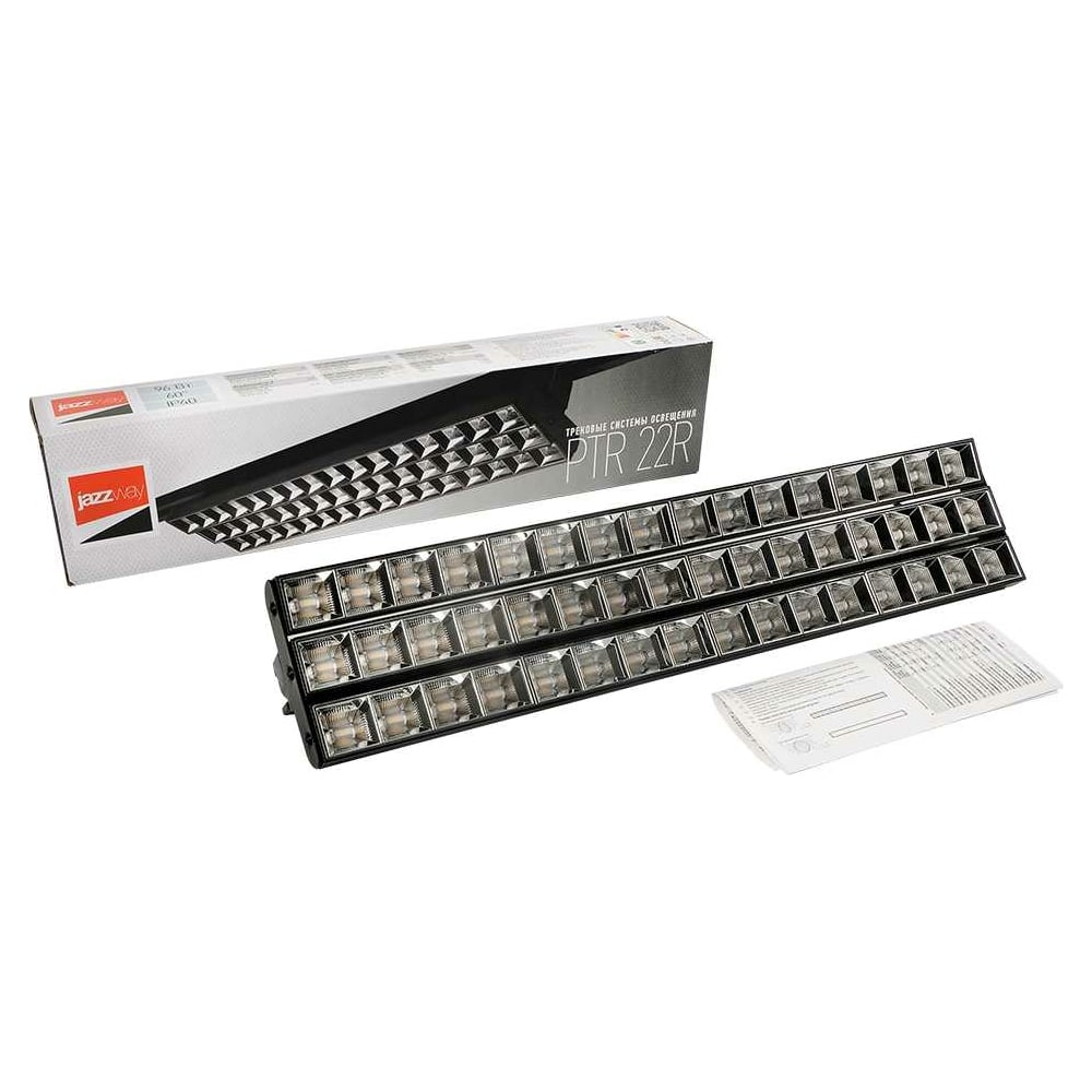 Изображение товара Светильник Jazzway светодиодный трековый PTR 2296R 3S 96Вт 4000К IP40 60град. 540мм BL черный 5039391