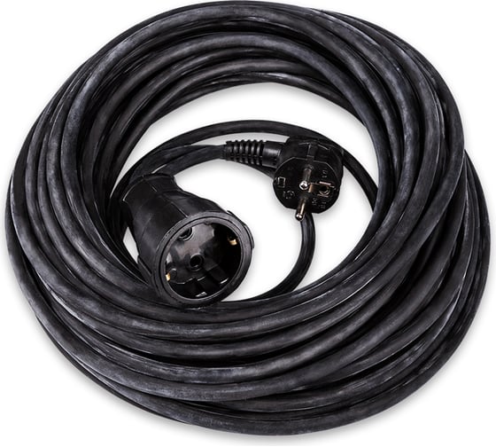 Изображение товара Удлинитель шнур МПП УДЛИНИТЕЛЬ У1С-1-30 кг хл, 3х1,5(рез), 1гнездо, 30м, с заземлением 999000000002702