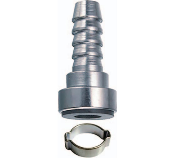 Изображение товара Переходник байонет на елочку 6 мм с обжимным кольцом 9x11 мм в блистере FUBAG 180400 B