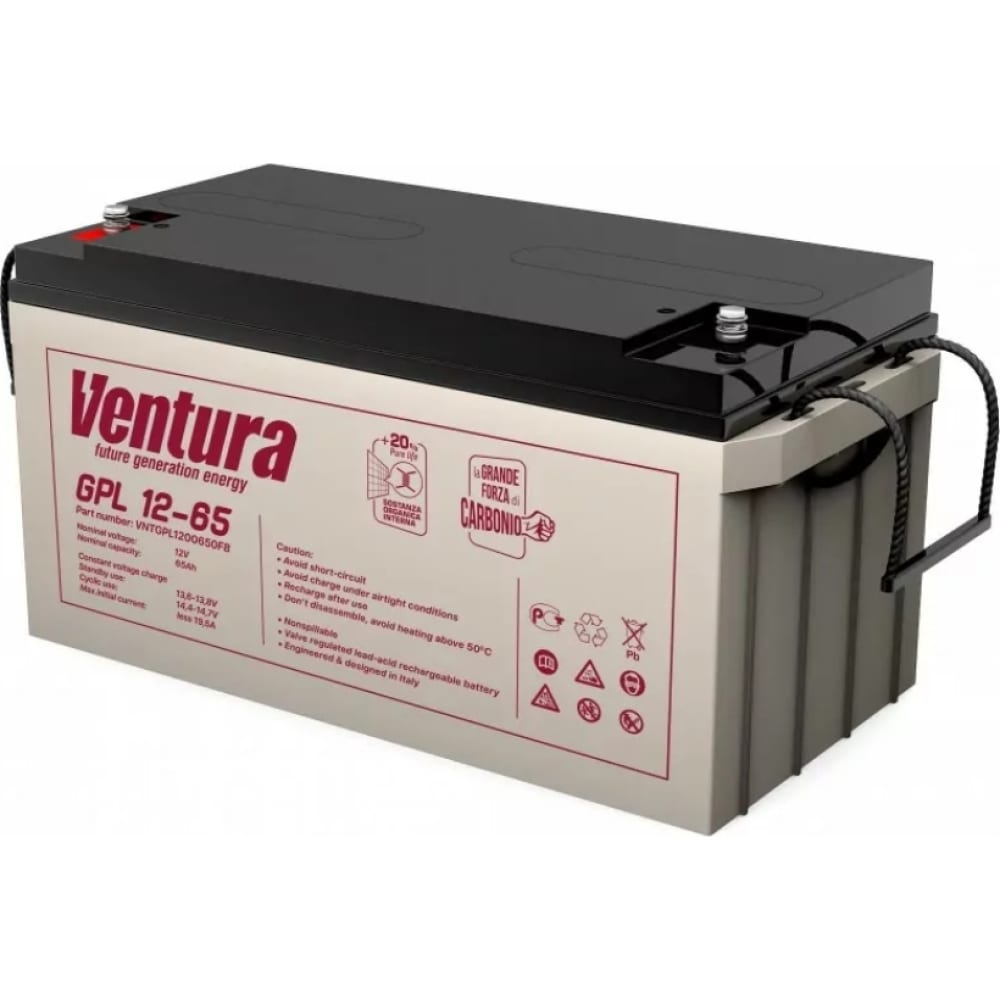 Аккумуляторная батарея Ventura лак для клемм аккумулятора astrohim
