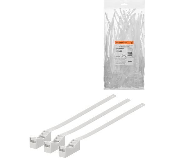 Изображение товара Ремешковый крепеж TDM ELECTRIC 7,6x285 белый, 50 шт. SQ0516-0304