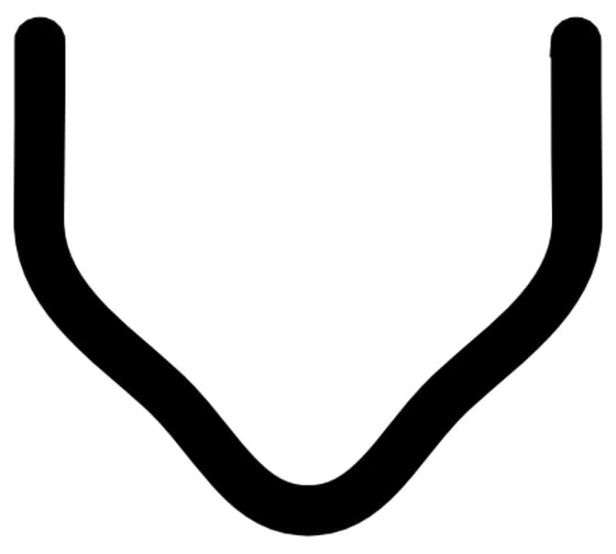 Изображение товара Скоба с внешним углом (100 шт; 0.8 мм) для ремонта пластика RedHotDot ST08003