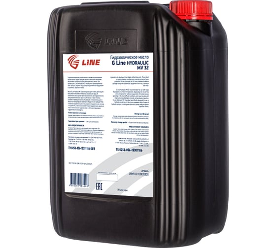 Изображение товара Масло гидравлическое Hydraulic MV 32 HVLP 180 кг G line LHMV321130010180
