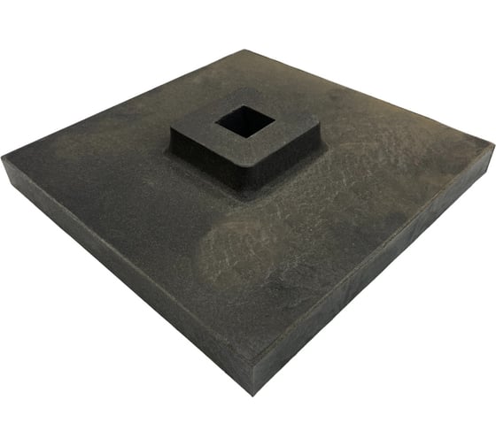 Изображение товара Полимерная подставка под веху ТЕХНОЛОГИЯ 330x330x60 мм, 6.5 кг 00000007319