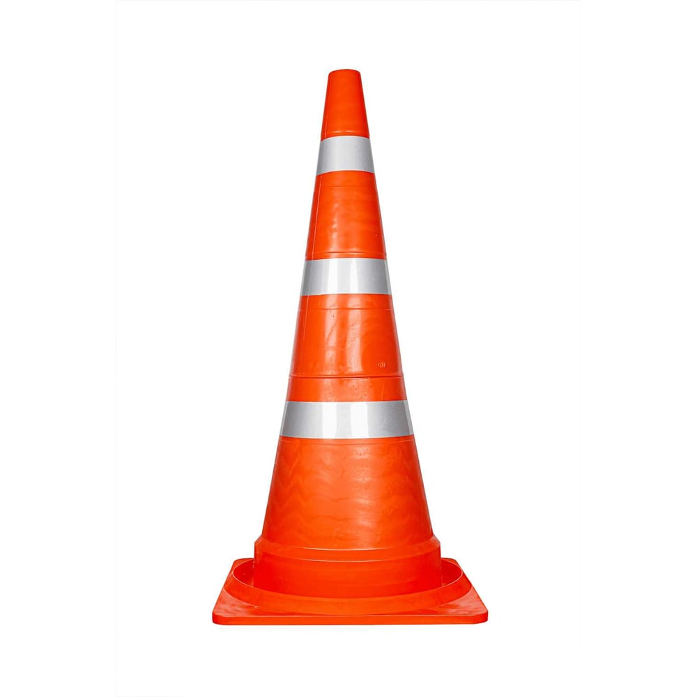 Изображение товара Дорожный конус ТЕХНОЛОГИЯ КС-3.8 750 мм мягкий с светоотражающими полосами