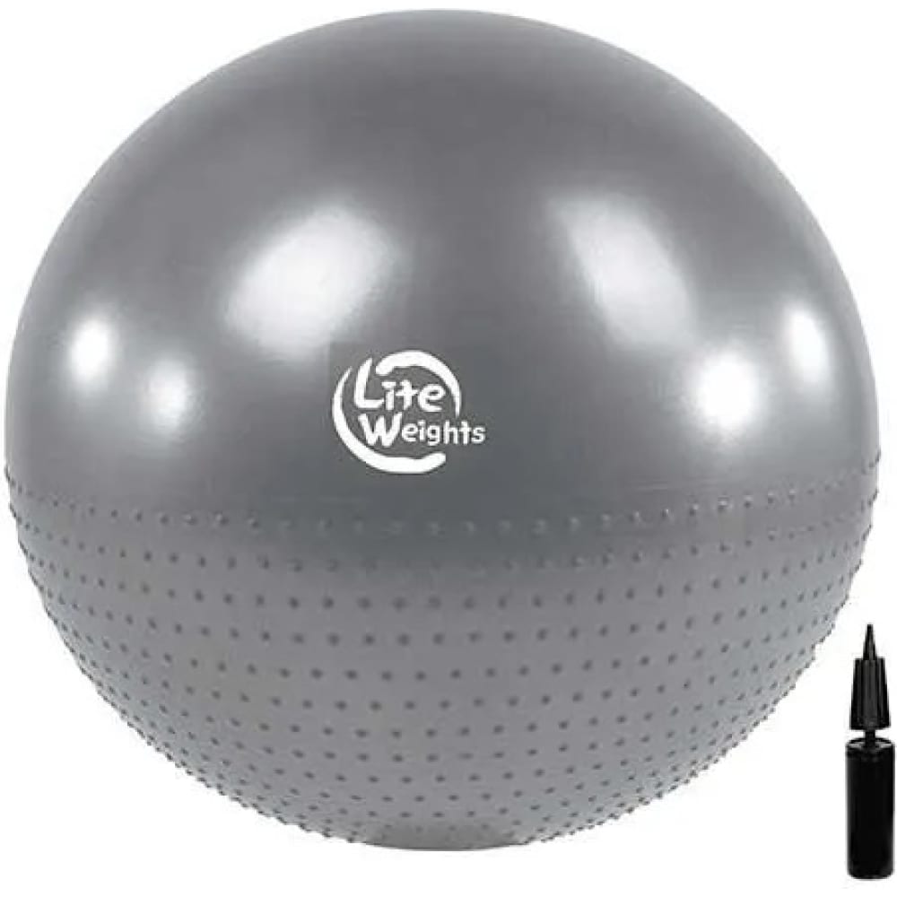 Гимнастический массажный мяч Lite Weights скакалка lite weights