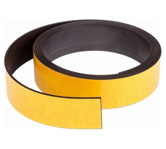 Изображение товара Магнитная лента с клеевым слоем Forceberg 25.4 мм, рулон 1.5 м, тип А 9-2851872-015A