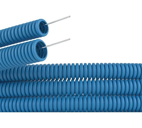 Изображение товара Труба ППЛ с протяжкой 25мм 50м синий DKC 11925
