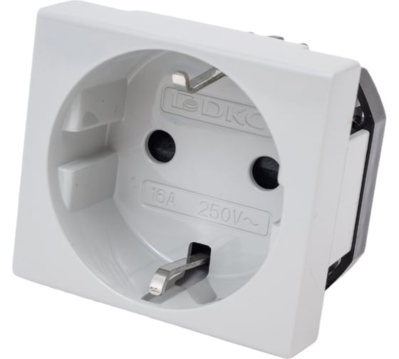 Изображение товара Розетка 1-м VIVA 2 модуля, серая DKC 45025