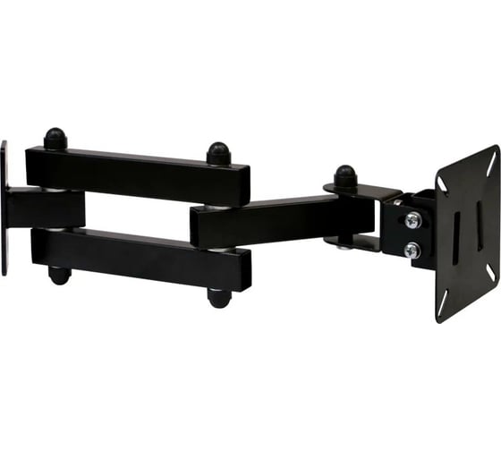 Изображение товара Наклонно-поворотный кронштейн с 2 коленами для ТВ Absolute Comfort 20 кг, 10-32, черный АС-1-7