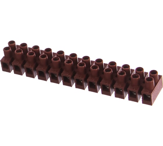 Изображение товара Клеммник 12р, 150°С, 450V, 24A, 2,5кв.мм DKC 43112FV
