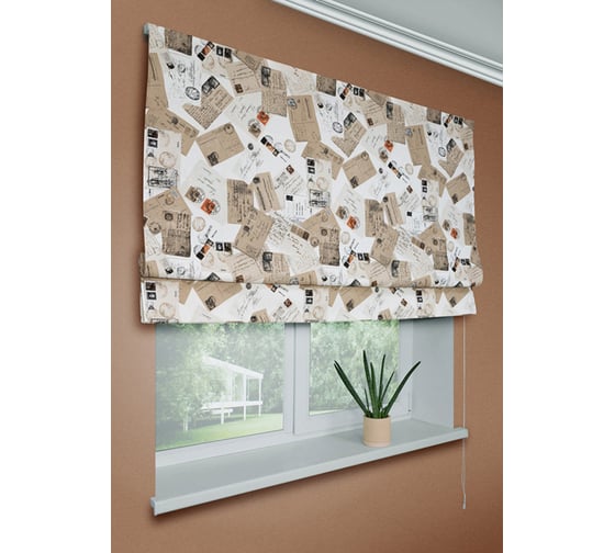 Изображение товара Римская штора Эскар Postcard 160x190 см 229160190