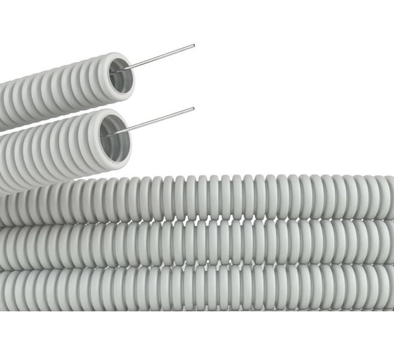 Изображение товара Труба DKC ПВХ гофрированная c протяжкой d20мм упаковка 100м 91920DIYVI