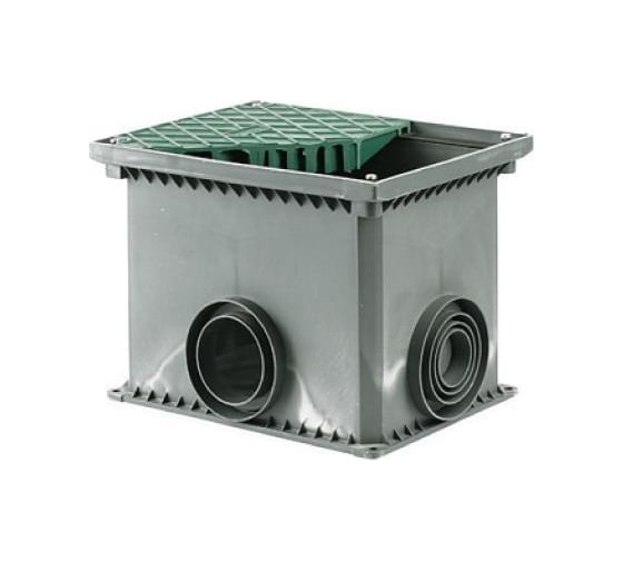 Изображение товара Смотровой колодец с крышкой для двустенных труб, 310х210х230 DKC 025002