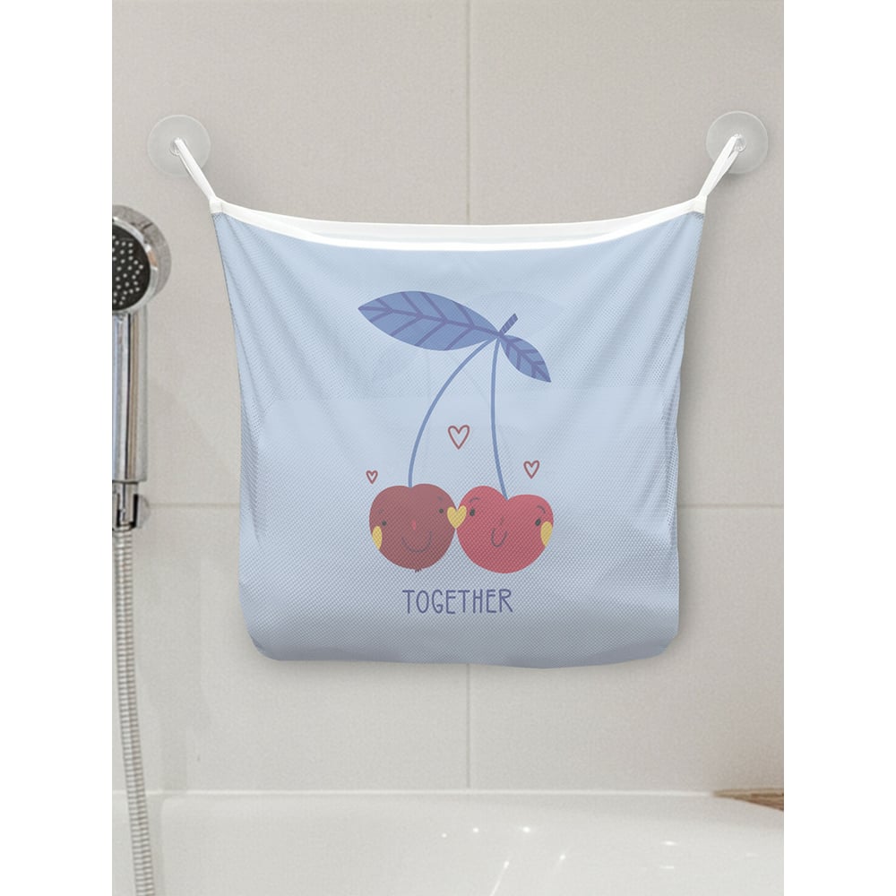 Изображение товара Сетка для игрушек в ванну JOYARTY Вишинки вместе 39x33 см настенный органайзер