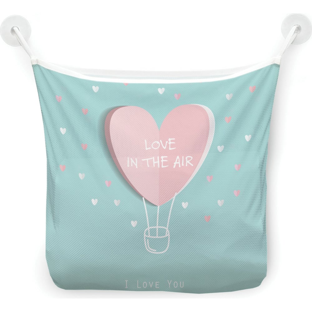 Изображение товара Сетка для игрушек в ванну JOYARTY Любовь в воздухе настенный органайзер на присосках 39x33 см