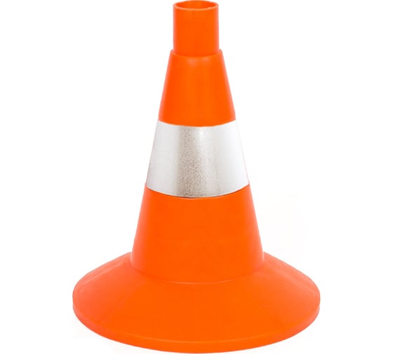 Изображение товара Дорожный конус Технология КС-1.6 320 мм, мягкий, 1 светоотражающая полоса 00000000059