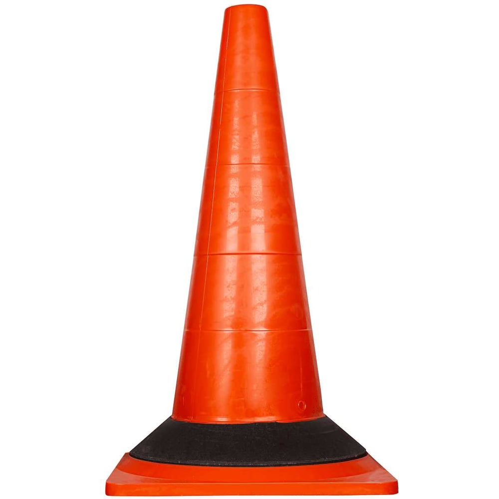 Изображение товара Конус дорожный ТЕХНОЛОГИЯ КС-2 2 0, 520 мм, мягкий, без полос + утяжелитель (квадратное основание), (Ц) 00-00010488