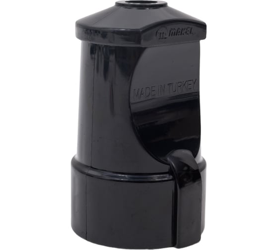 Изображение товара Штепсельное гнездо б/з, черное Makel 10054