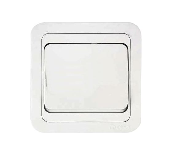 Изображение товара Одноклавишный выключатель, белый Makel Mimoza 12001